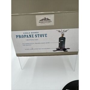 Northwest Territory Propane Stove‎ Single Burner With Support Base 7000 BTU